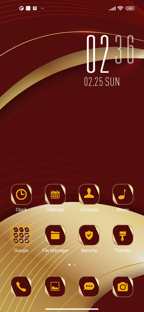 Luxury red screenshot