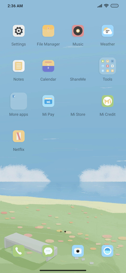 Cooler in autumn screenshot