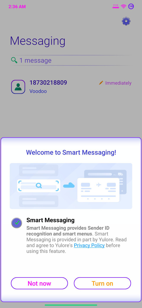 Purple White Mix screenshot