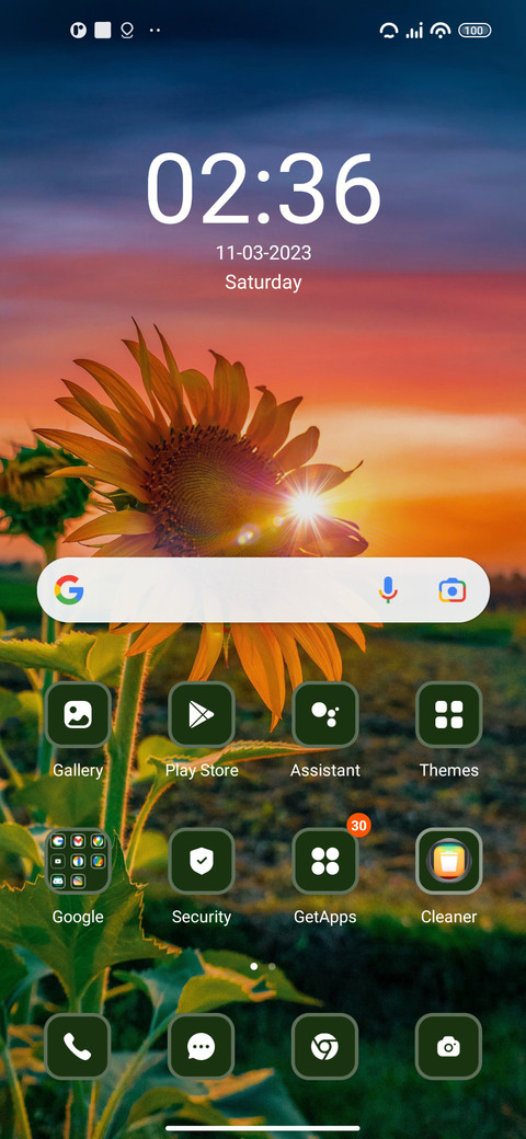 Sunset screenshot