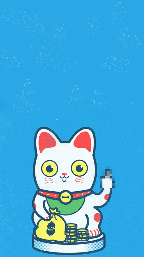 Q版招财猫 screenshot