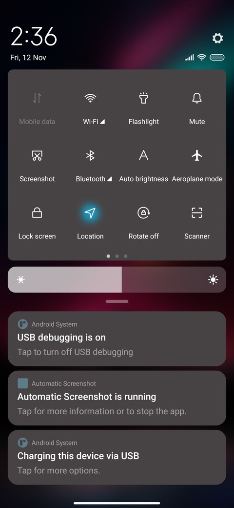 Meteor sky screenshot