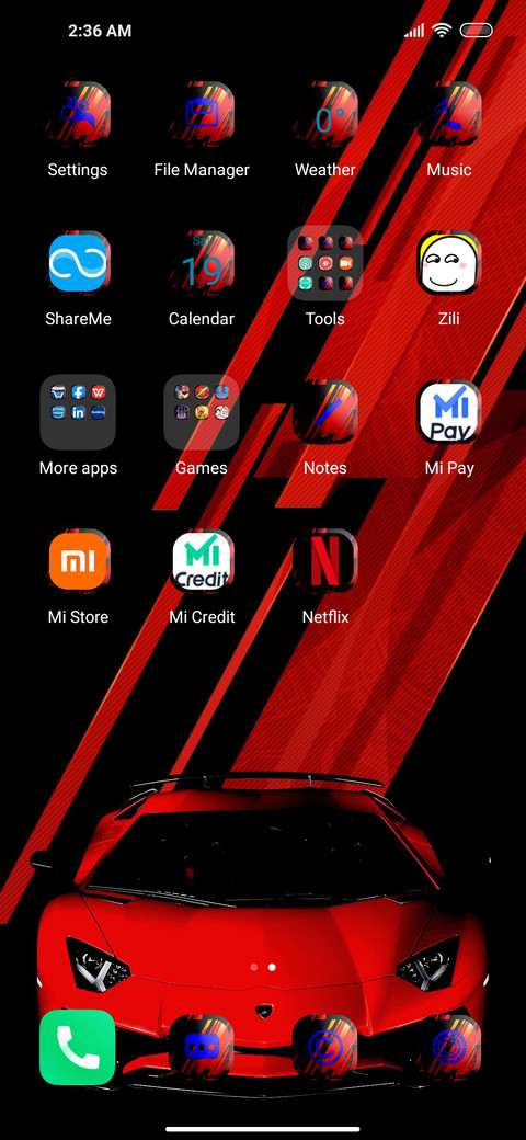Red Black Car screenshot