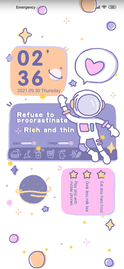 Color astronaut screenshot