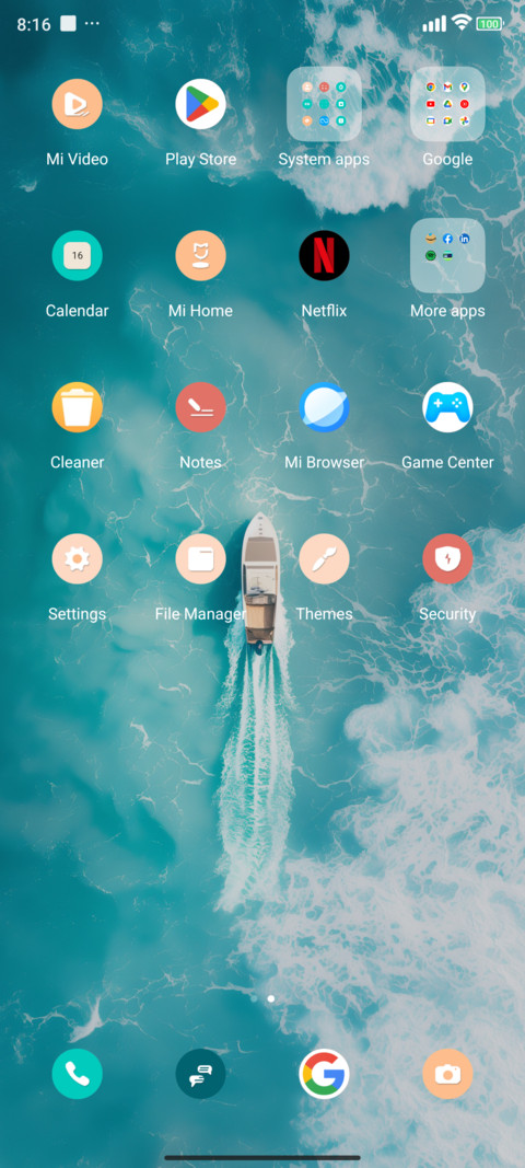 Blue screenshot