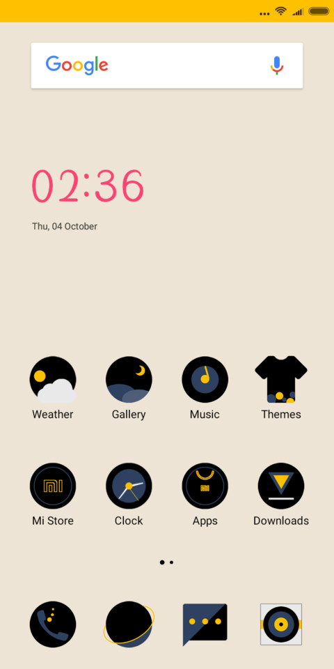 Metaphysic yellow screenshot