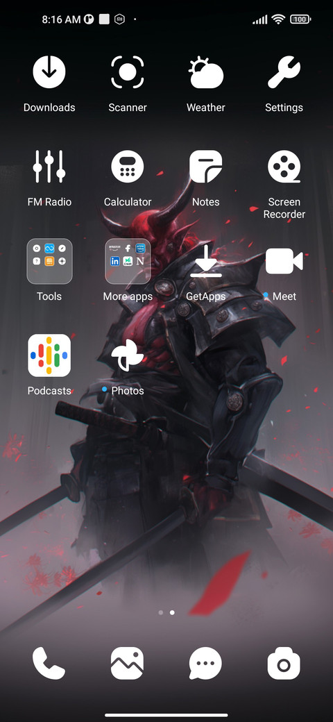 Masked warrior screenshot