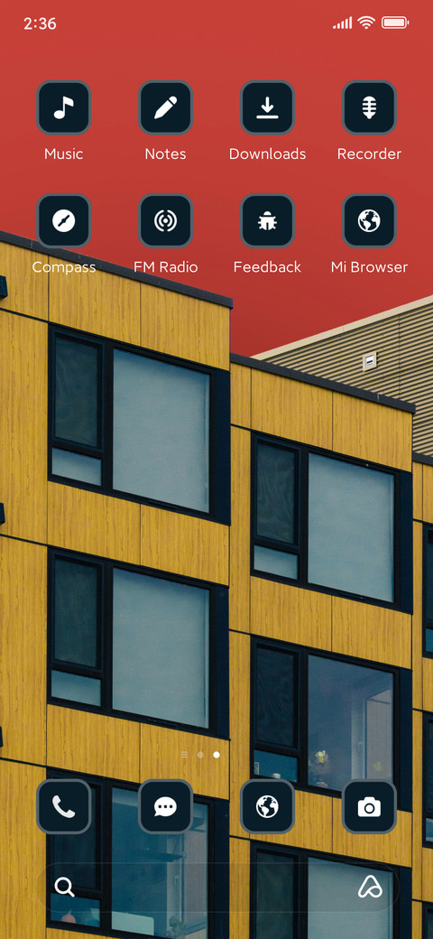 Warm Minimal screenshot