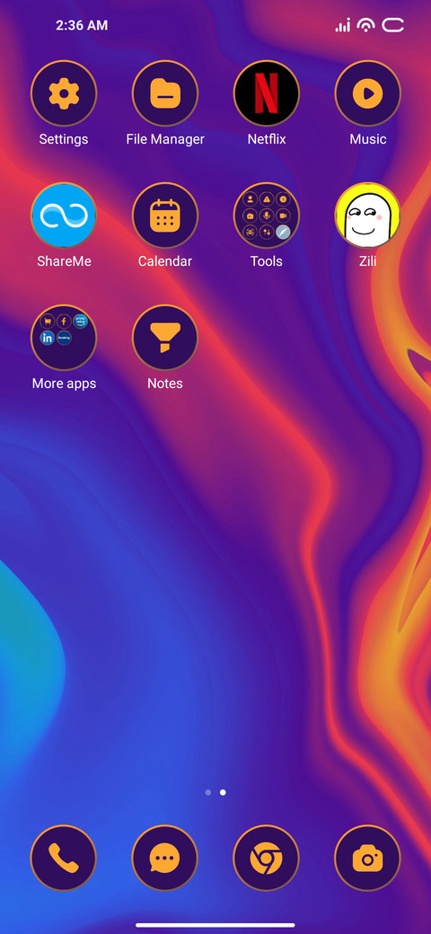Colorful screenshot