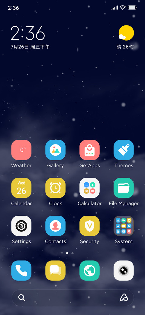 Cloud Clock screenshot