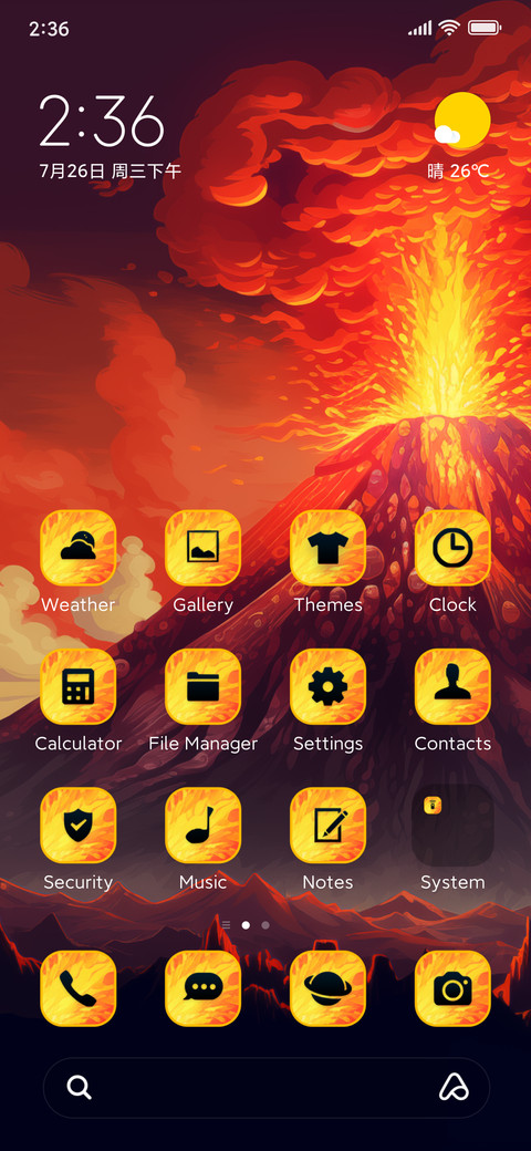volcano lava screenshot