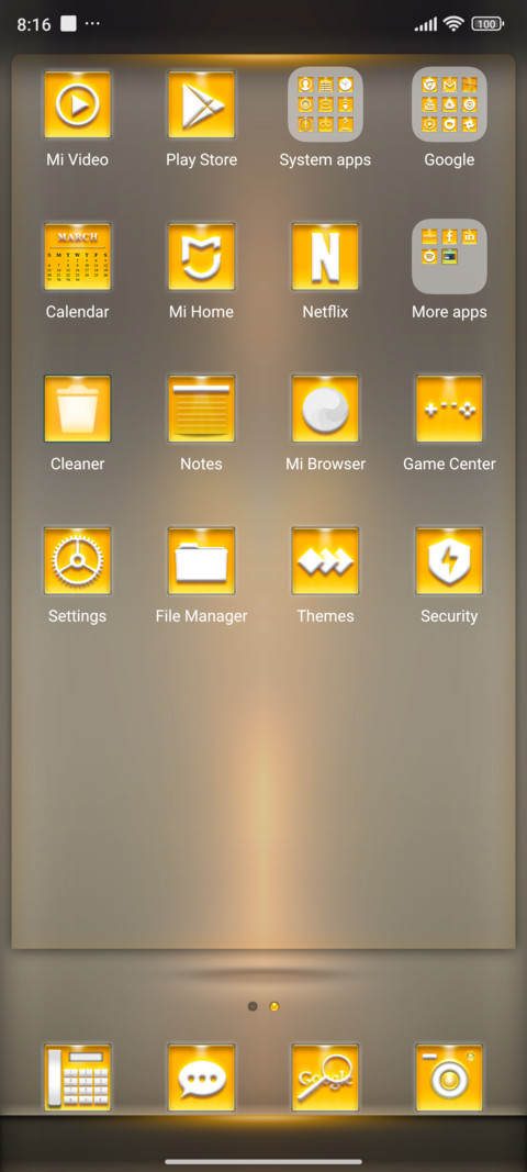Orange screenshot