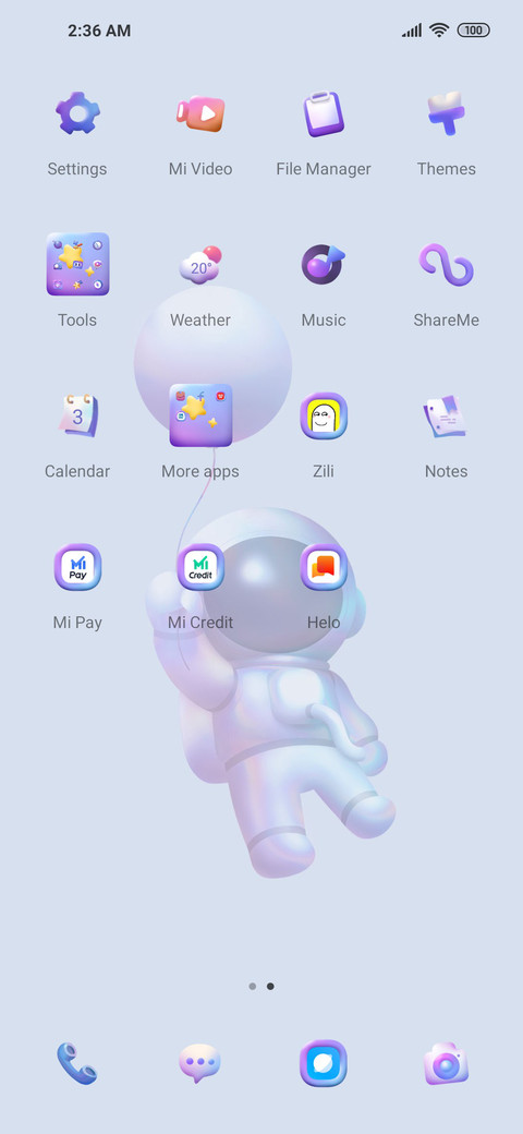 Astronaut Widgets screenshot