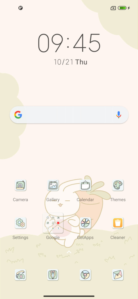 Cute rabbit screenshot
