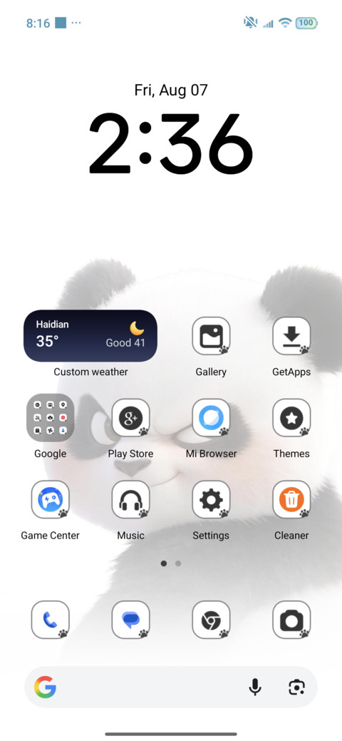 Animated Panda screenshot