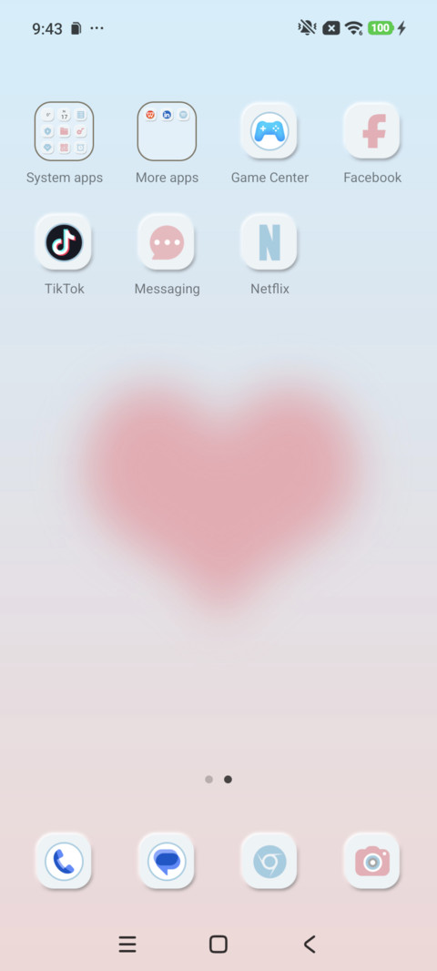 Pink Blue Minimal screenshot