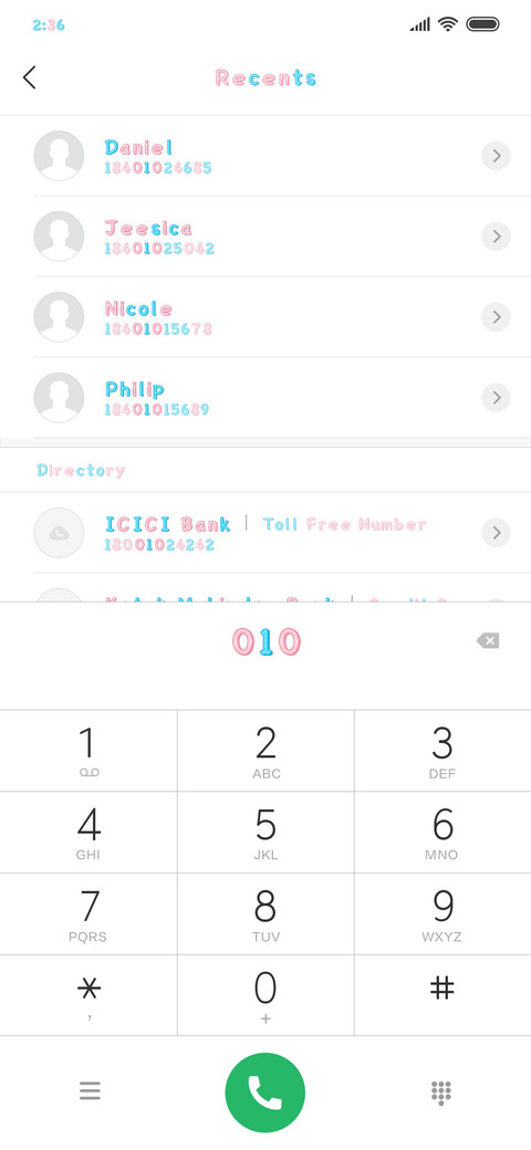 The Galaxy screenshot