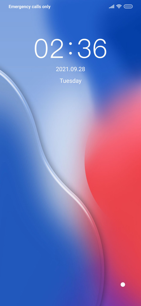 Red and blue screenshot