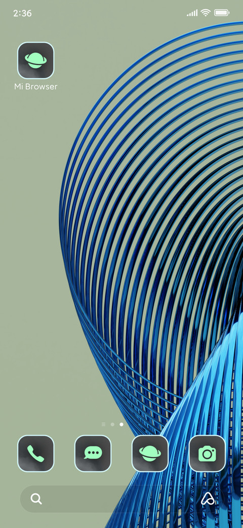 abstract radial screenshot