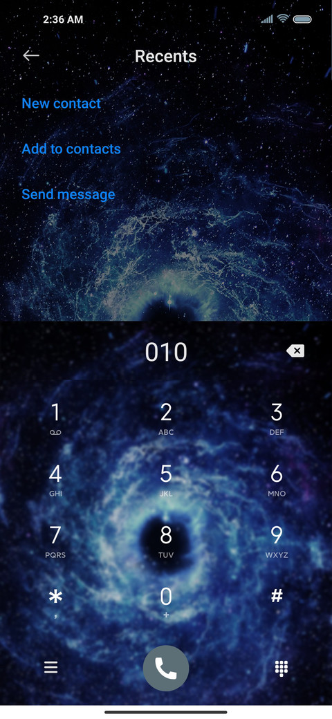 Black hole sky screenshot