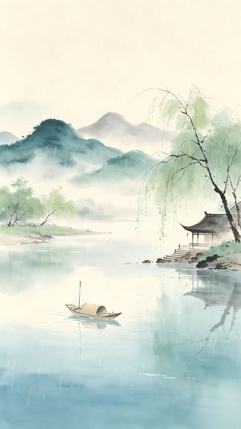 一叶扁舟入山水 screenshot