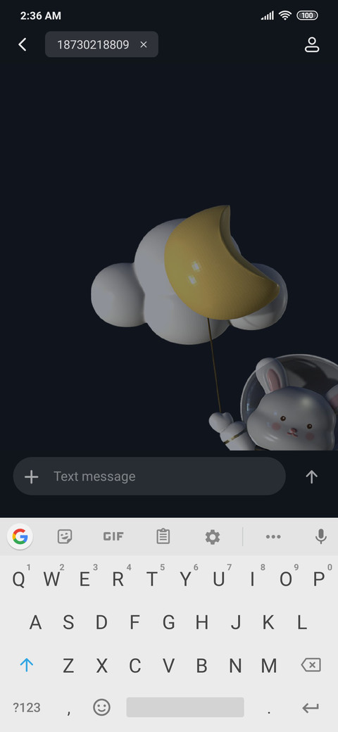 3D space Rabbit screenshot