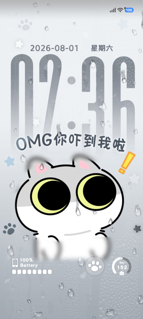 呆猫八条 雨雾多图 screenshot