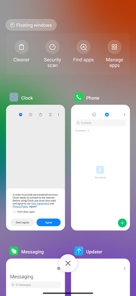 Between colorful screenshot