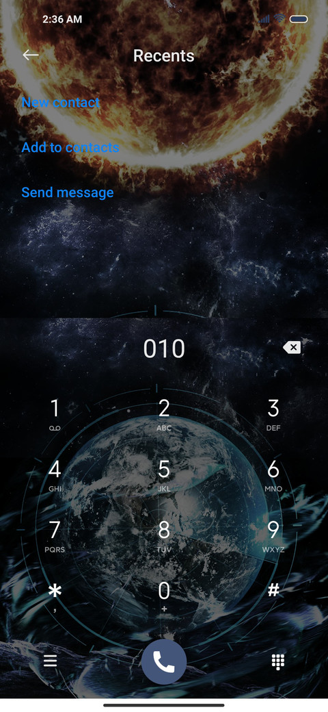 Technology earth screenshot
