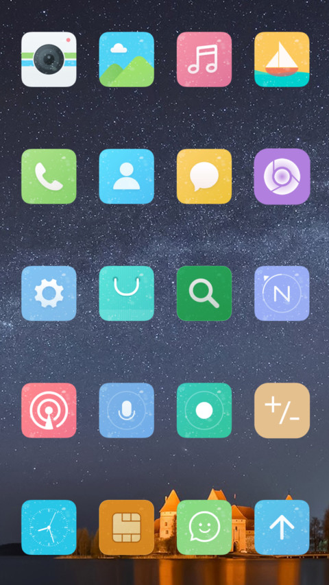 Starry_Sky(动态流星+充电动画) screenshot