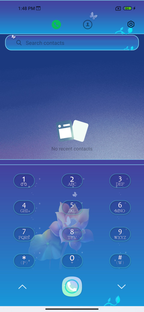 On the flower screenshot