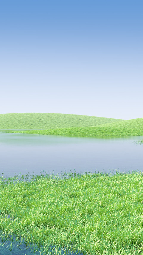 Artistic conception of mountains waters lakes and plains screenshot