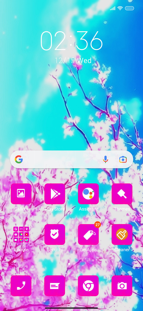 Cherry blossom screenshot