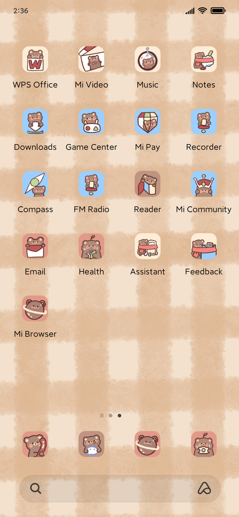 Milk tea bear screenshot