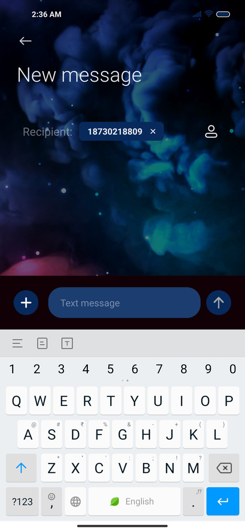 Colorful pigment screenshot