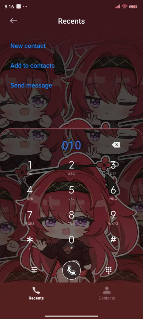 Cute red hair girl screenshot