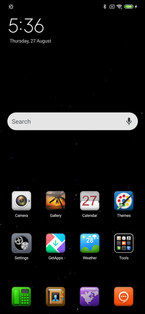 Clean screenshot
