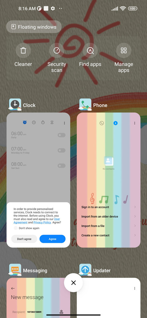 Rainbow Piano screenshot