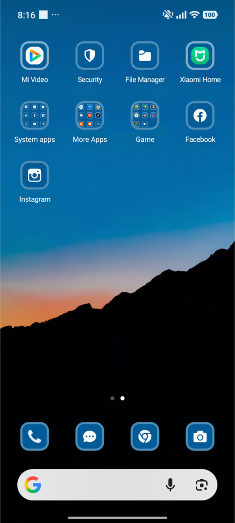 Blue Aesthetic screenshot