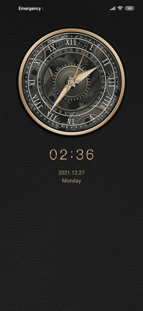 Gear clock screenshot