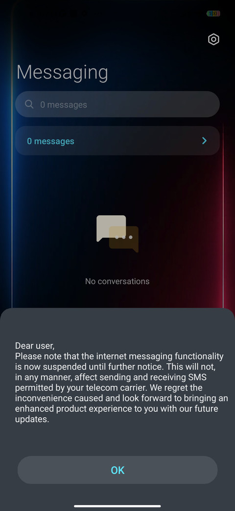 Broken screen screenshot