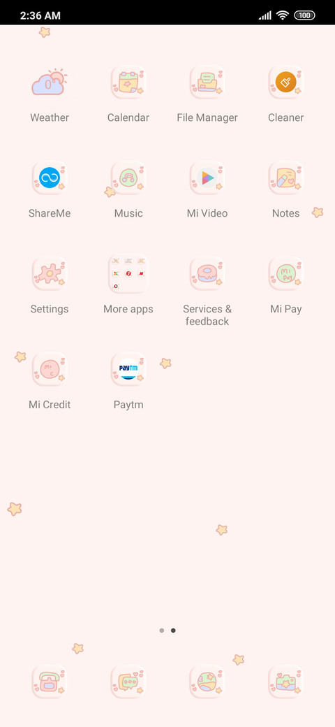 Mimic widget screenshot