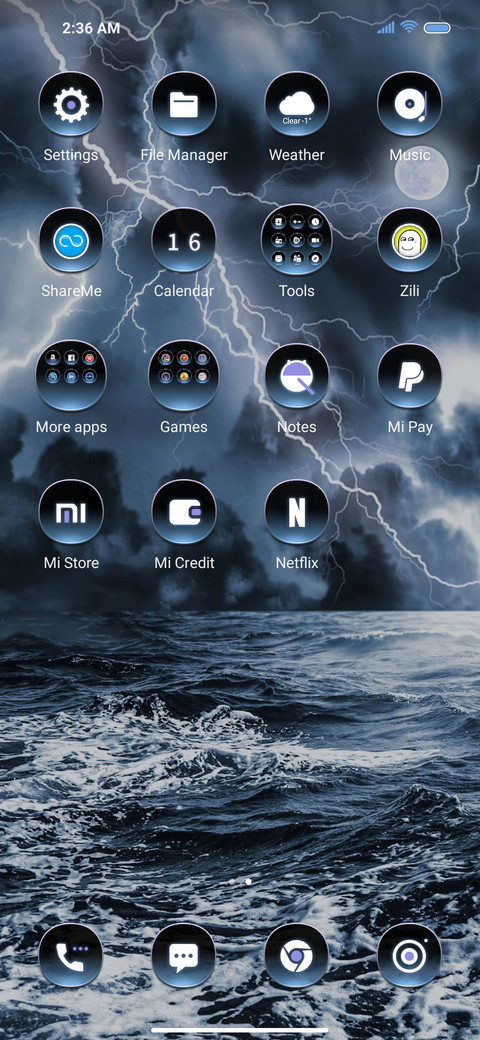 Lightning spray screenshot