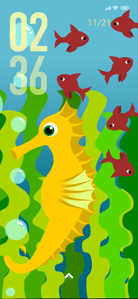 water seahorse screenshot