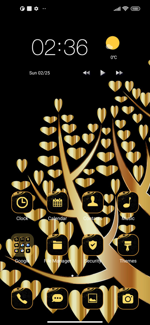 Luxury floral screenshot