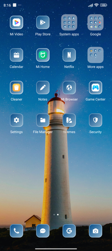 Lighthouse screenshot