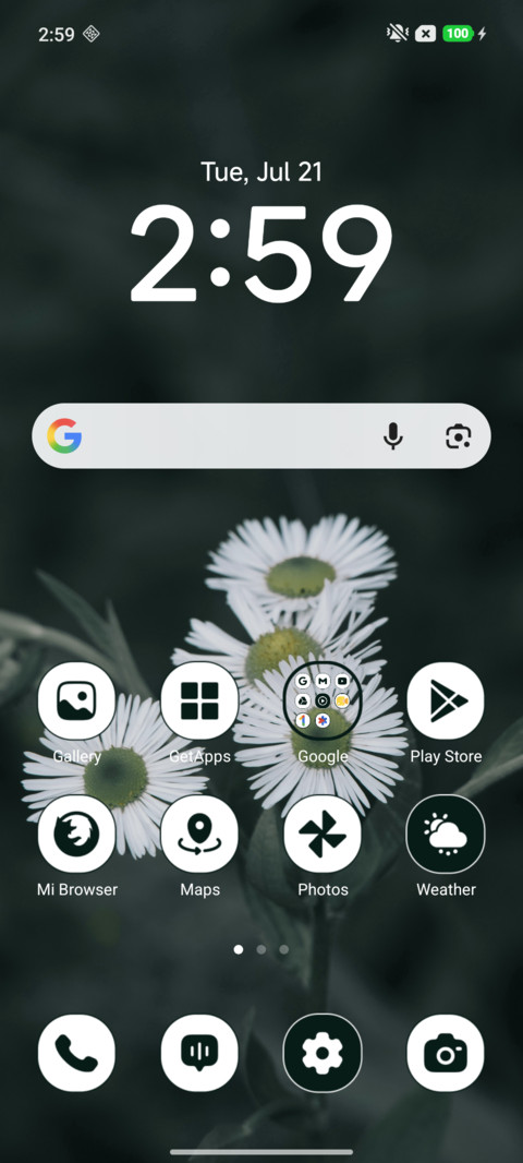 Monochrome Daisy screenshot