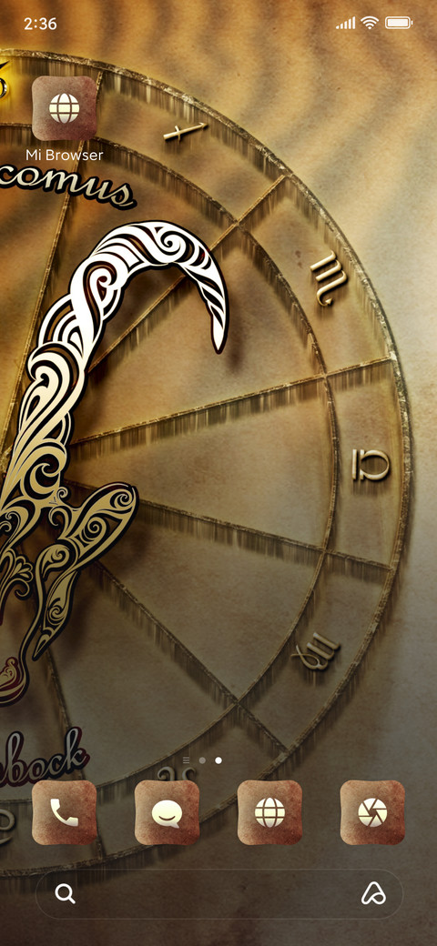 Sun sign screenshot