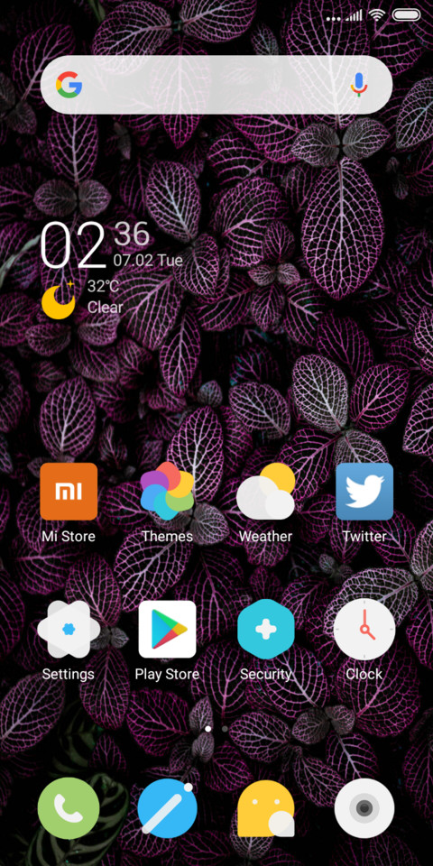Leaves screenshot