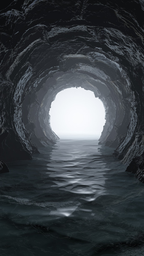 Threedimensional artistic conception diagram of the rock screenshot